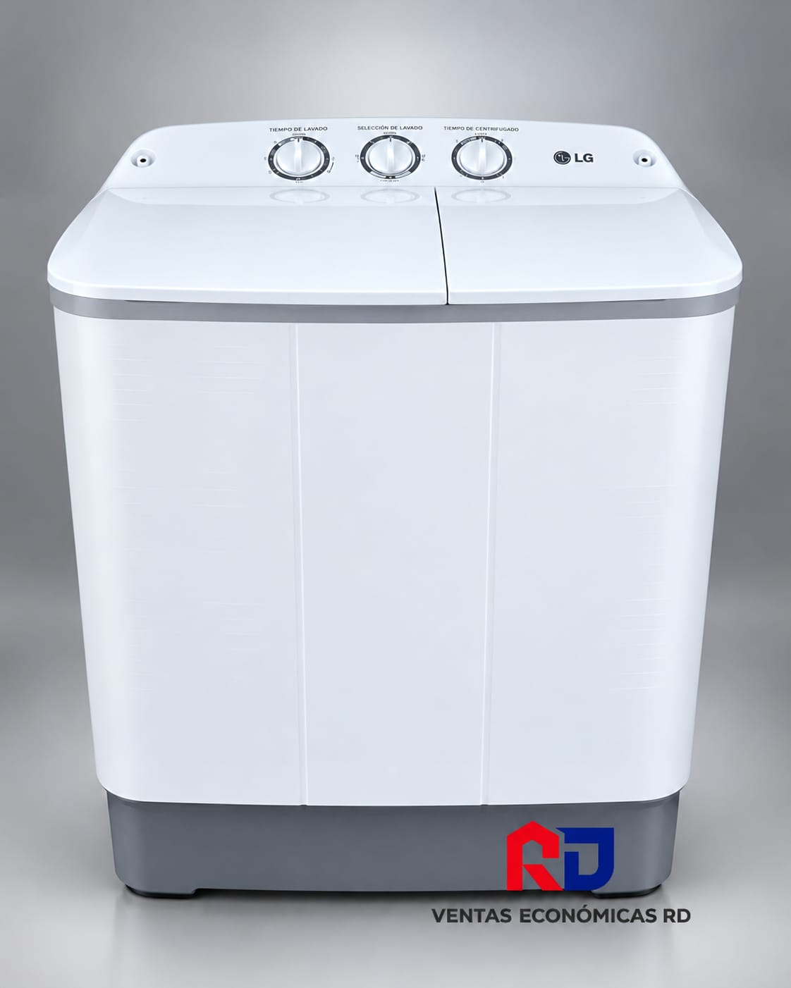 Lavadora Semiautomática LG de Doble Tina 8 kg / 18 lbs | Ventas Económicas RD