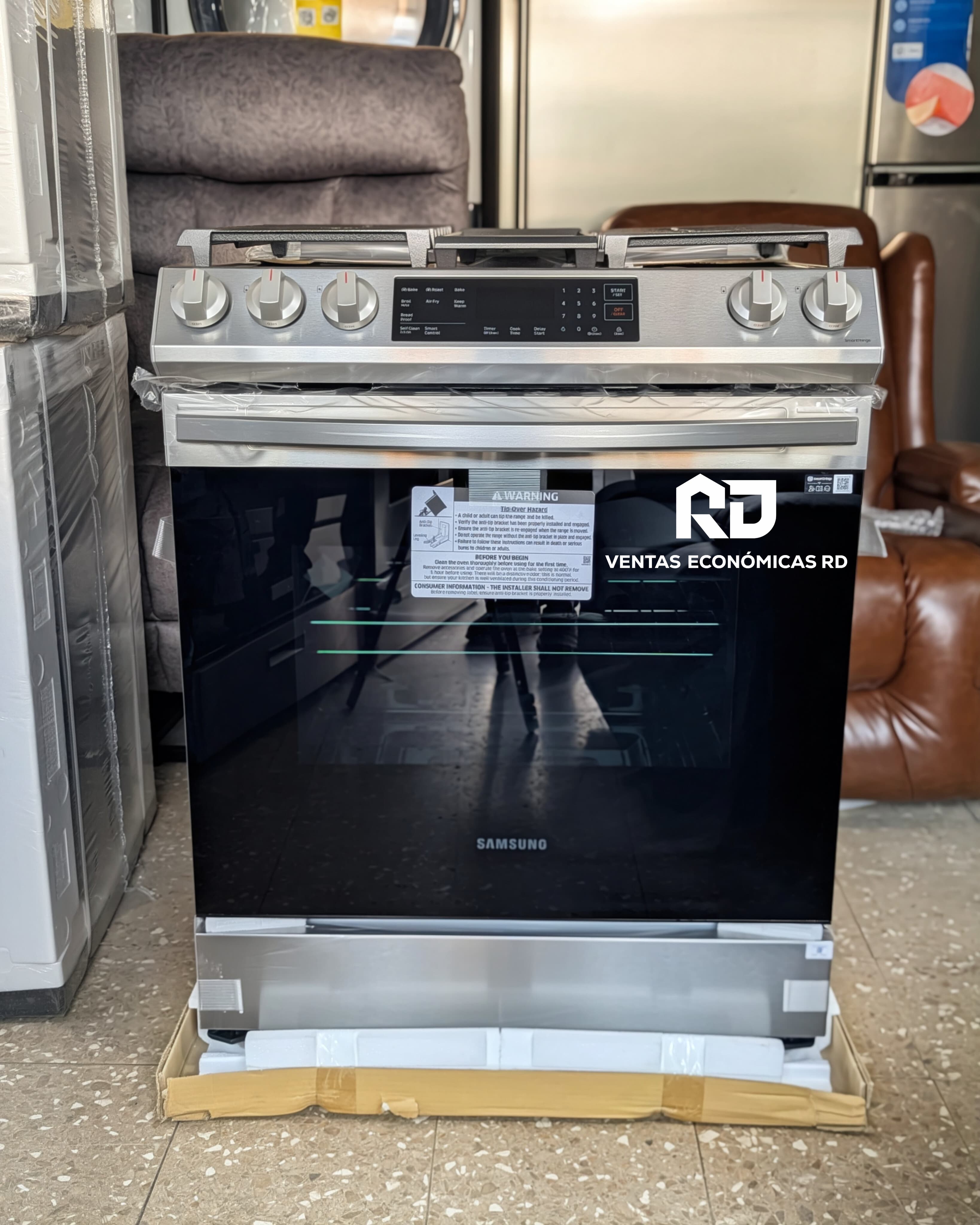 Estufa samsung 30 pulgadas 5 Hornillas 