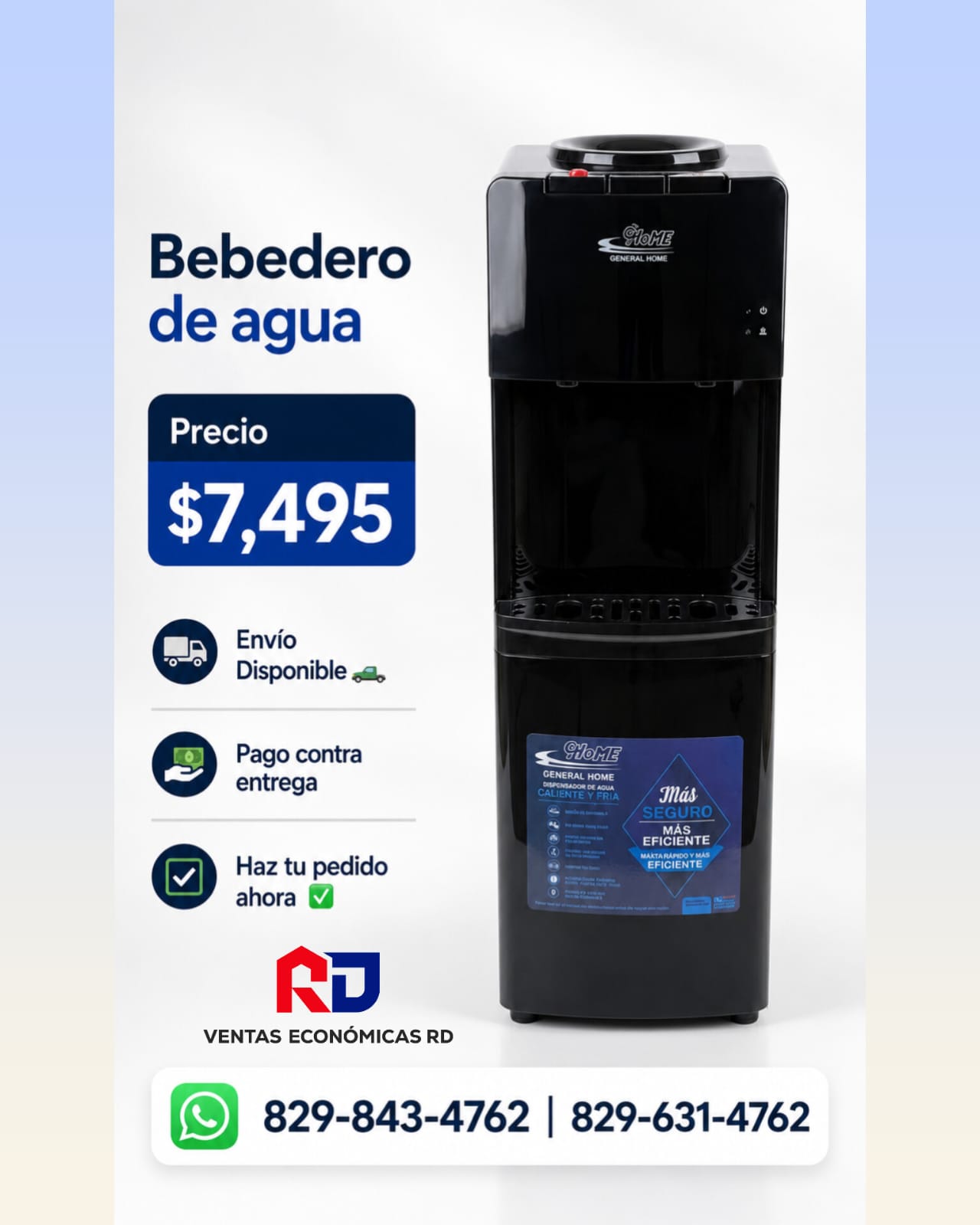Bebedero negro 