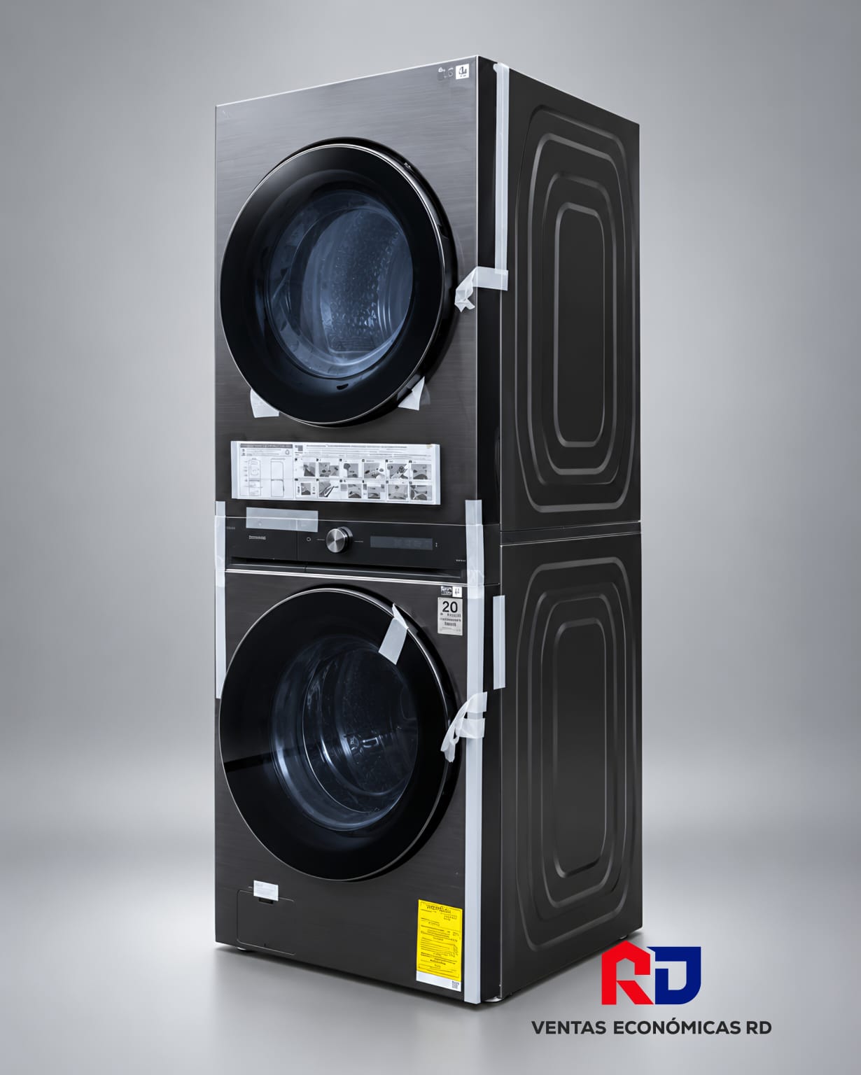 Torre de Lavado y Secado Samsung AI Control 20 Kg (44 Libras) Inox | Ventas Económicas RD