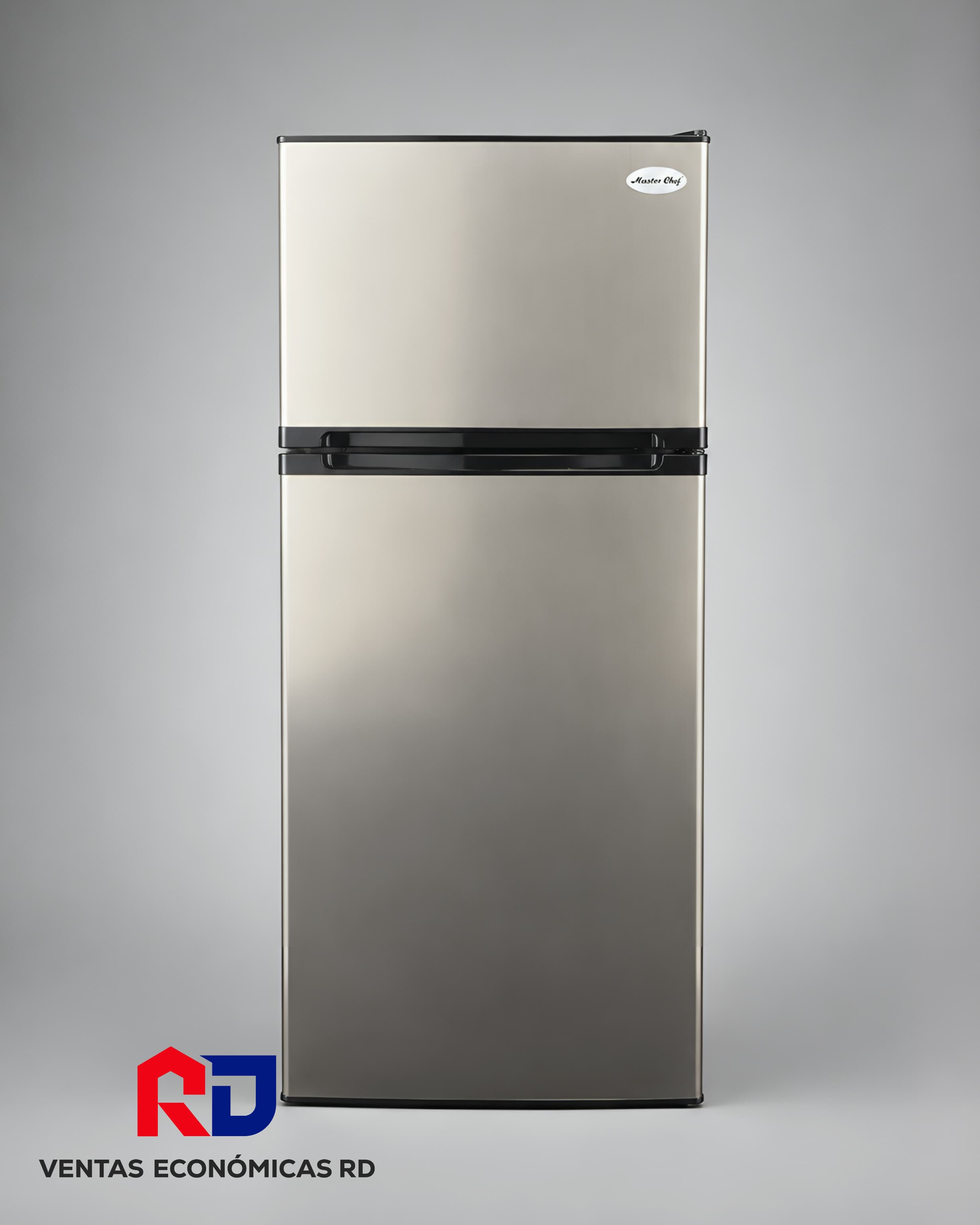 Nevera Master Chef 9.8 Pies Cúbicos Auto Frost con Luz LED y Acabado Inox