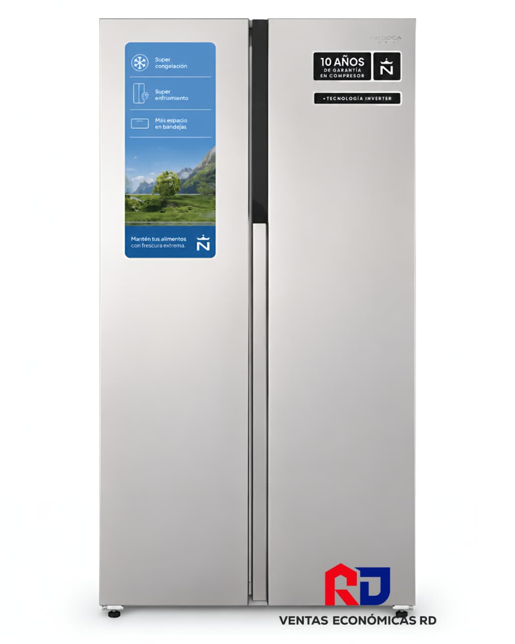 Nevera Nedoca Side by Side Inverter 18 Pies