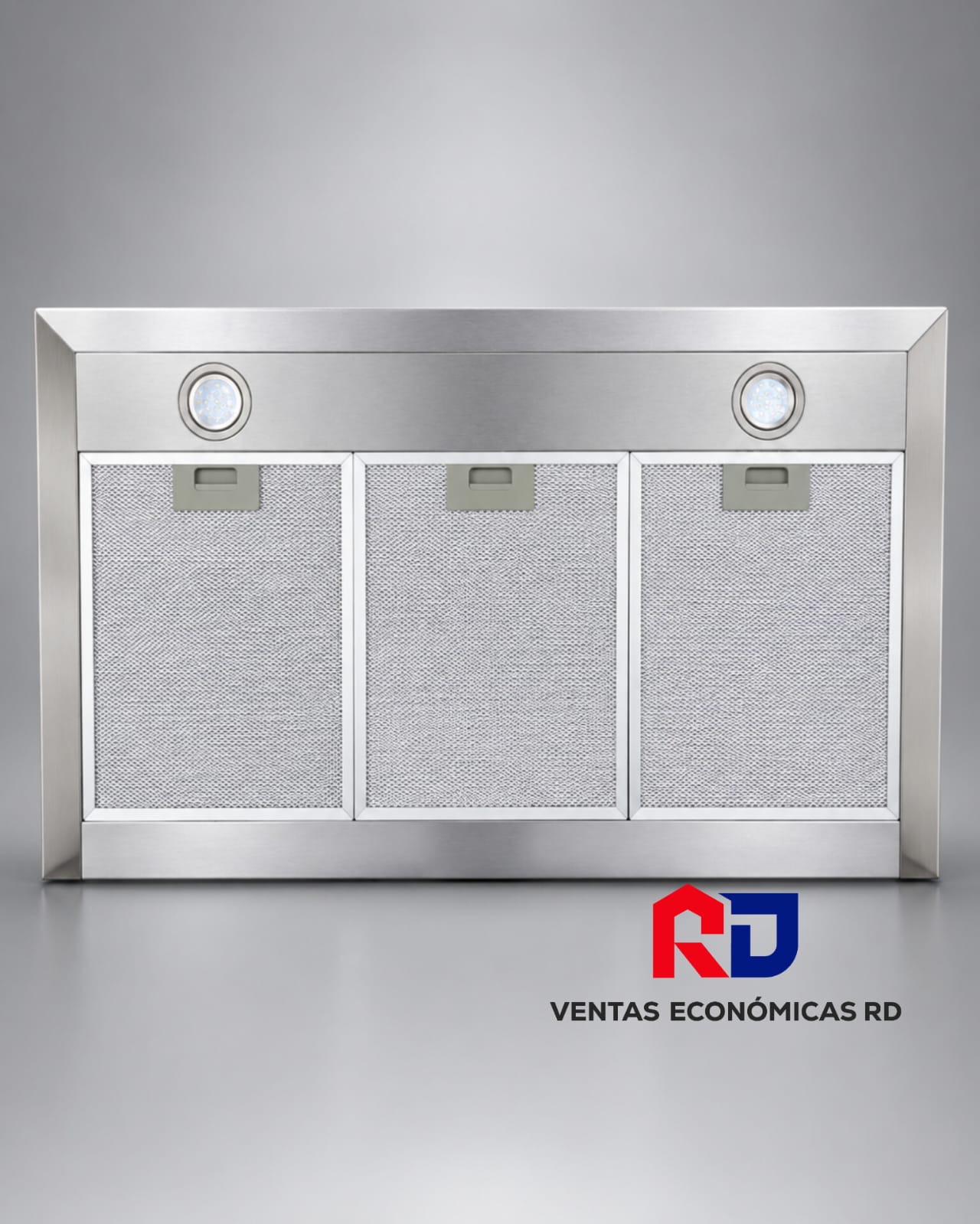 Campana Extractora de Cocina en Inoxidable con Luces LED | Ventas Económicas RD