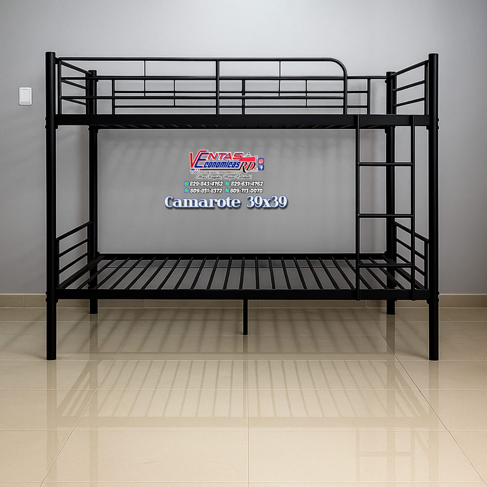 Camarote Metálico 39x39 Económico | Ventas Económicas RD