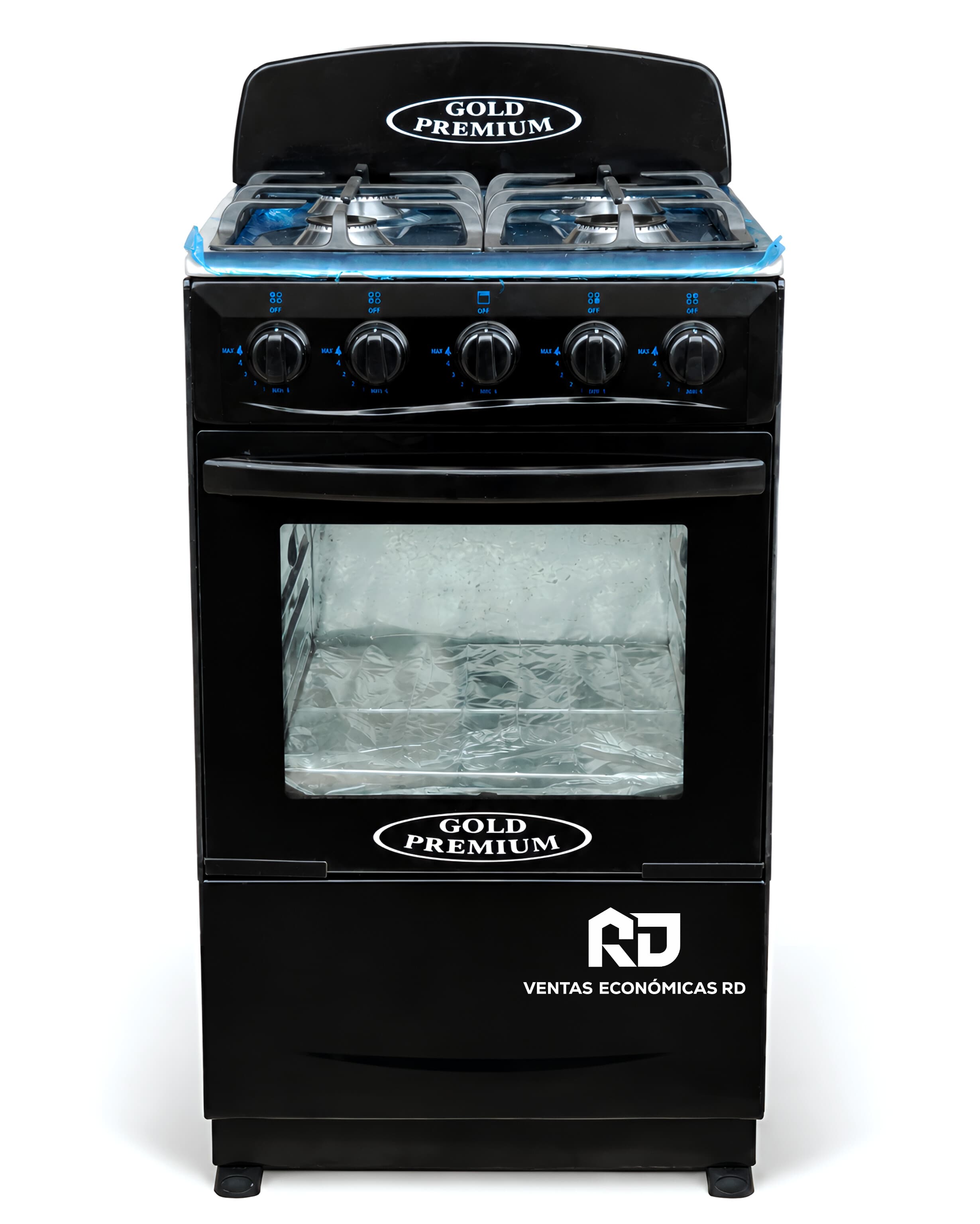  Gas Gold Premium de 4 Quemadores con Horno y Parrilla Reforzada ​Subtítulo