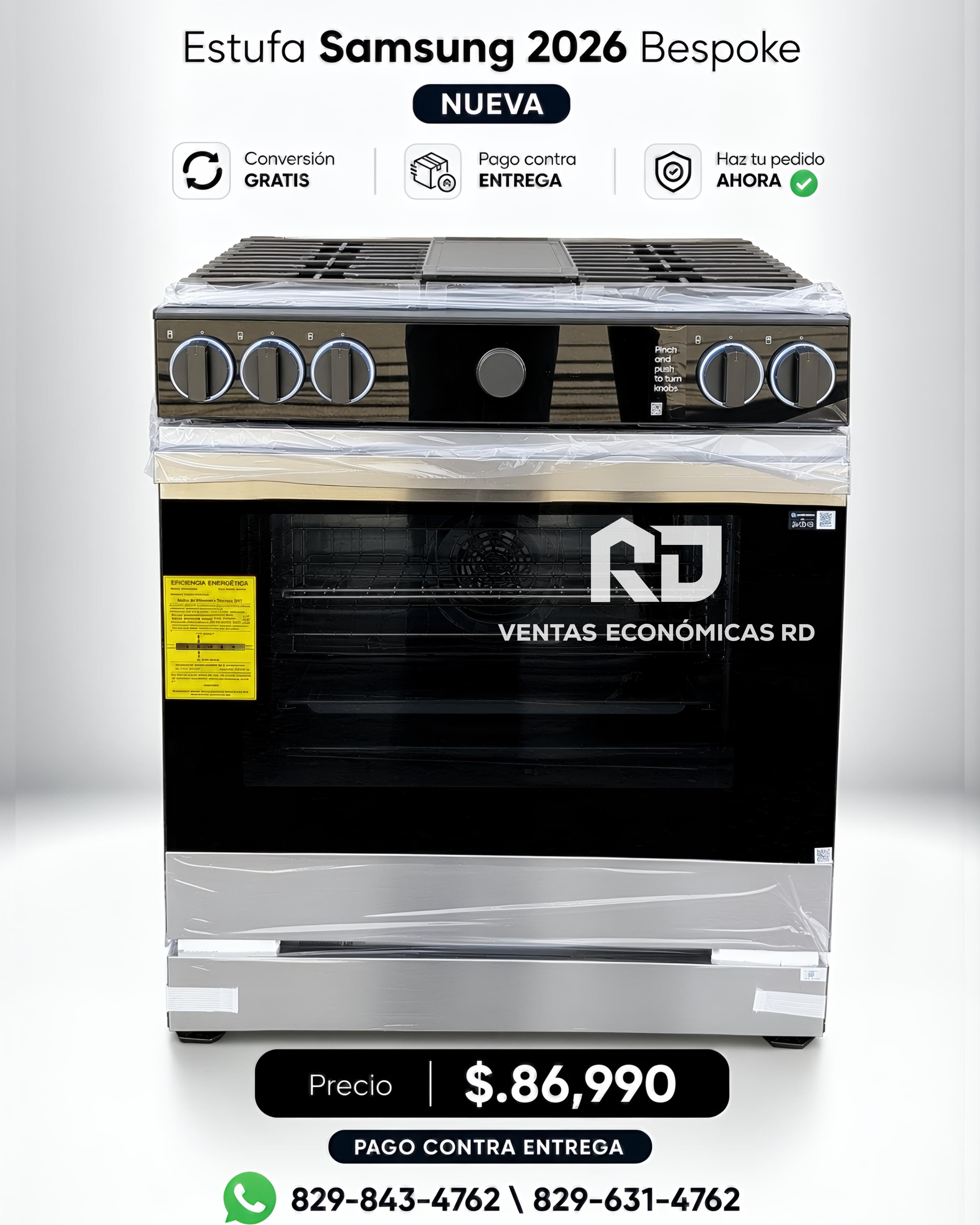Estufa samsung 30 pulgadas 